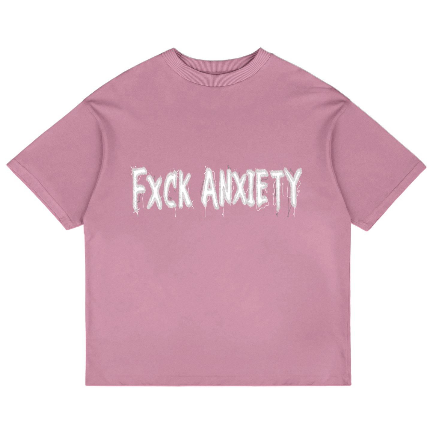 FXCK ANXIETY OVERSIZED T-SHIRT