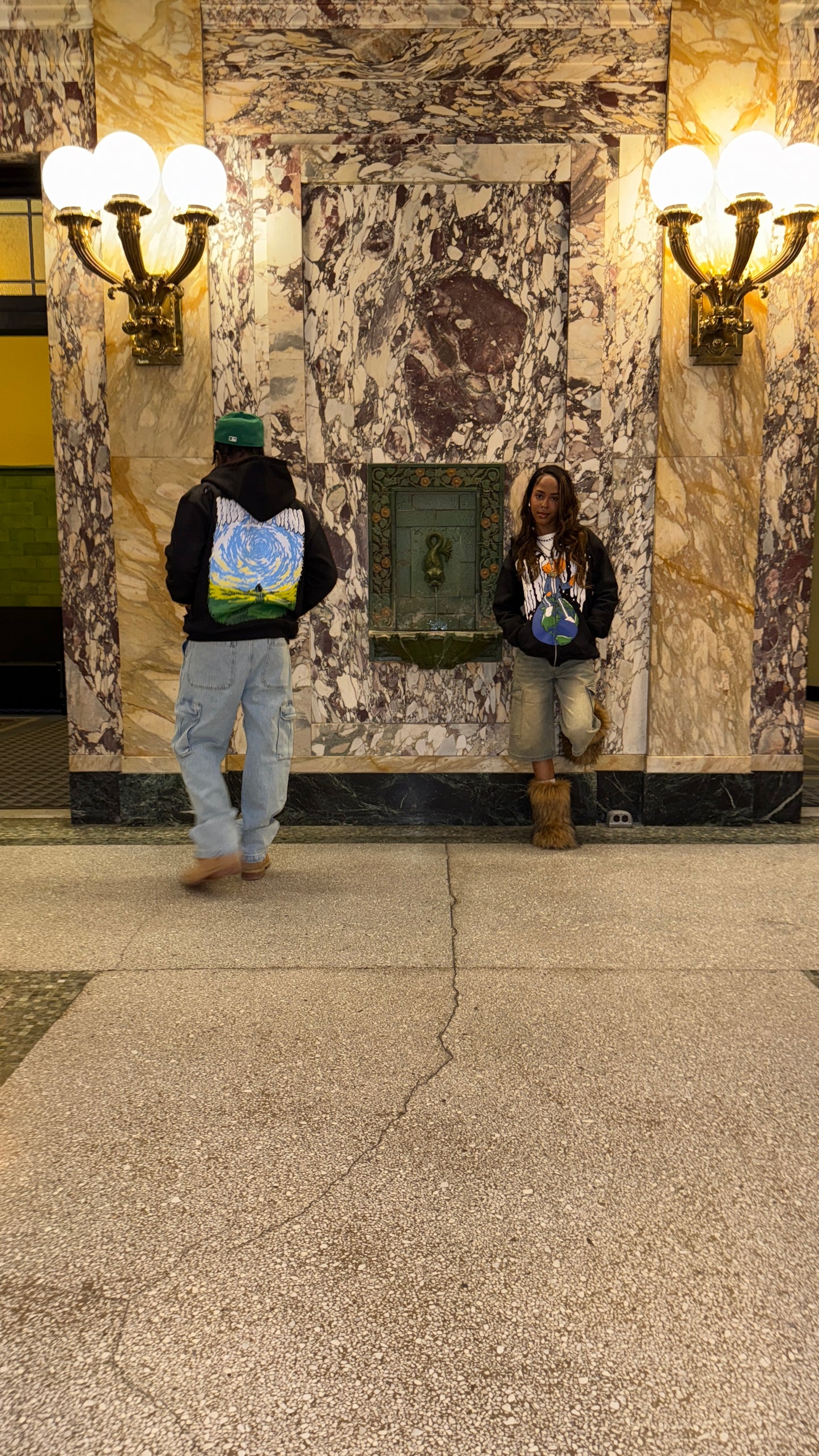 FXK WRLD WIDE ZIP UP HOODIE