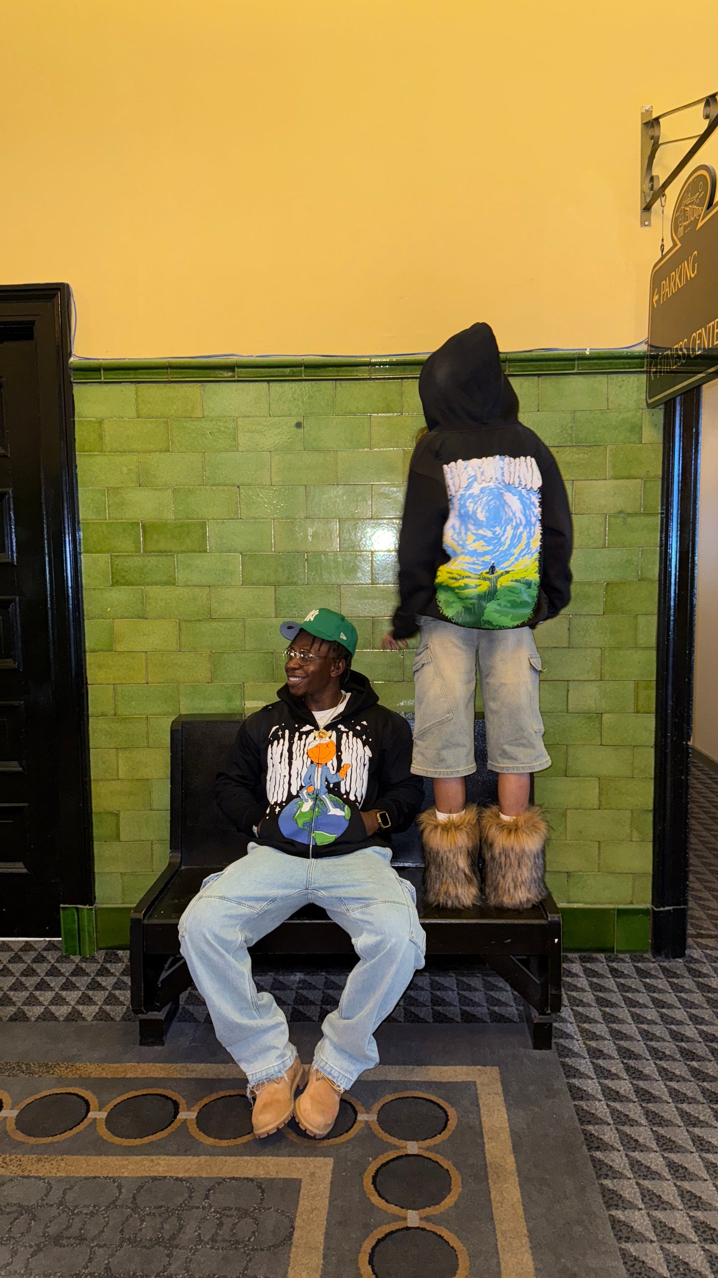 FXK WRLD WIDE ZIP UP HOODIE