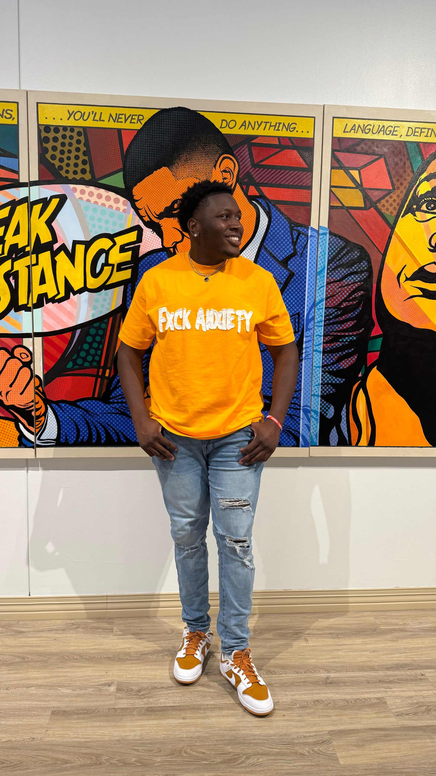 FXCK ANXIETY OVERSIZED T-SHIRT