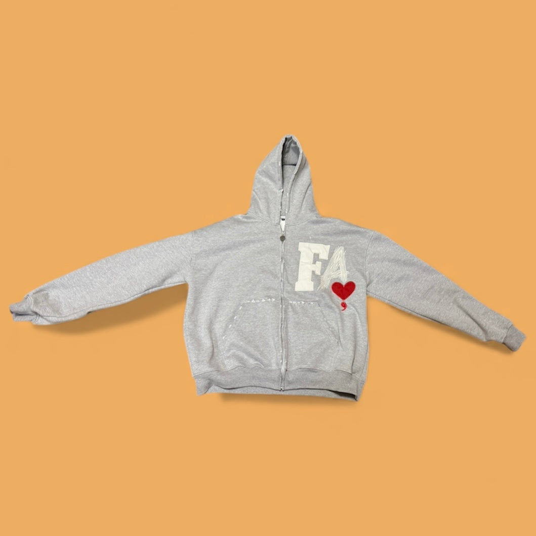 FA Stone Washed Zip-UP Unisex ( PRE ORDER)