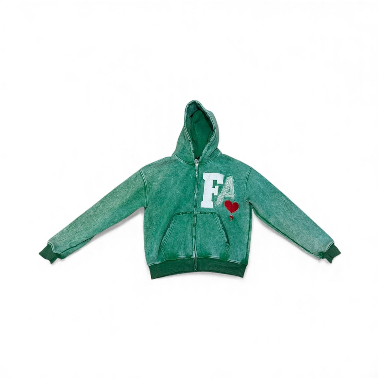 FA Stone Washed Zip-UP Unisex ( PRE ORDER)