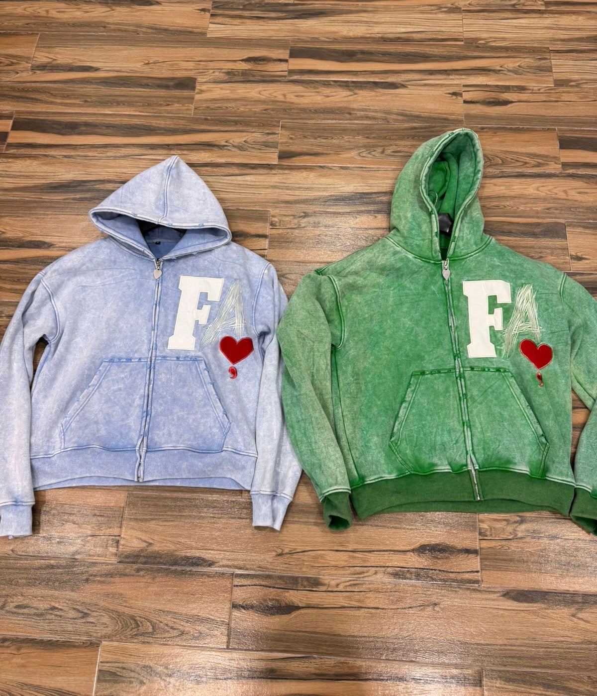 FA Stone Washed Zip-UP Unisex ( PRE ORDER)